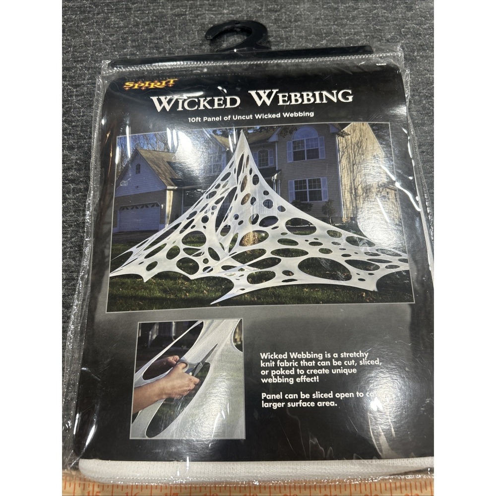 Wicked Webbing 10 ft. SPIRIT Halloween Decor Spider Web‎ Prop NEW